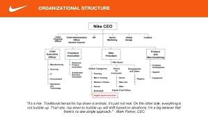 nike organizational chart